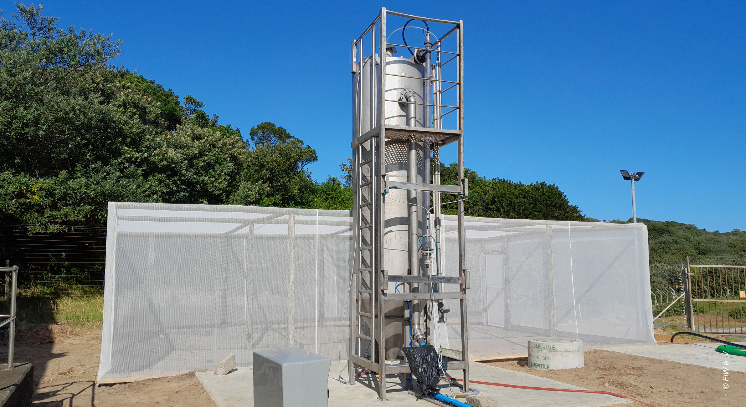 ecReUse pilot plants at East Bank WWTP will be part of a technical tour during the 88th IMESA Conference. © FiW e. V.