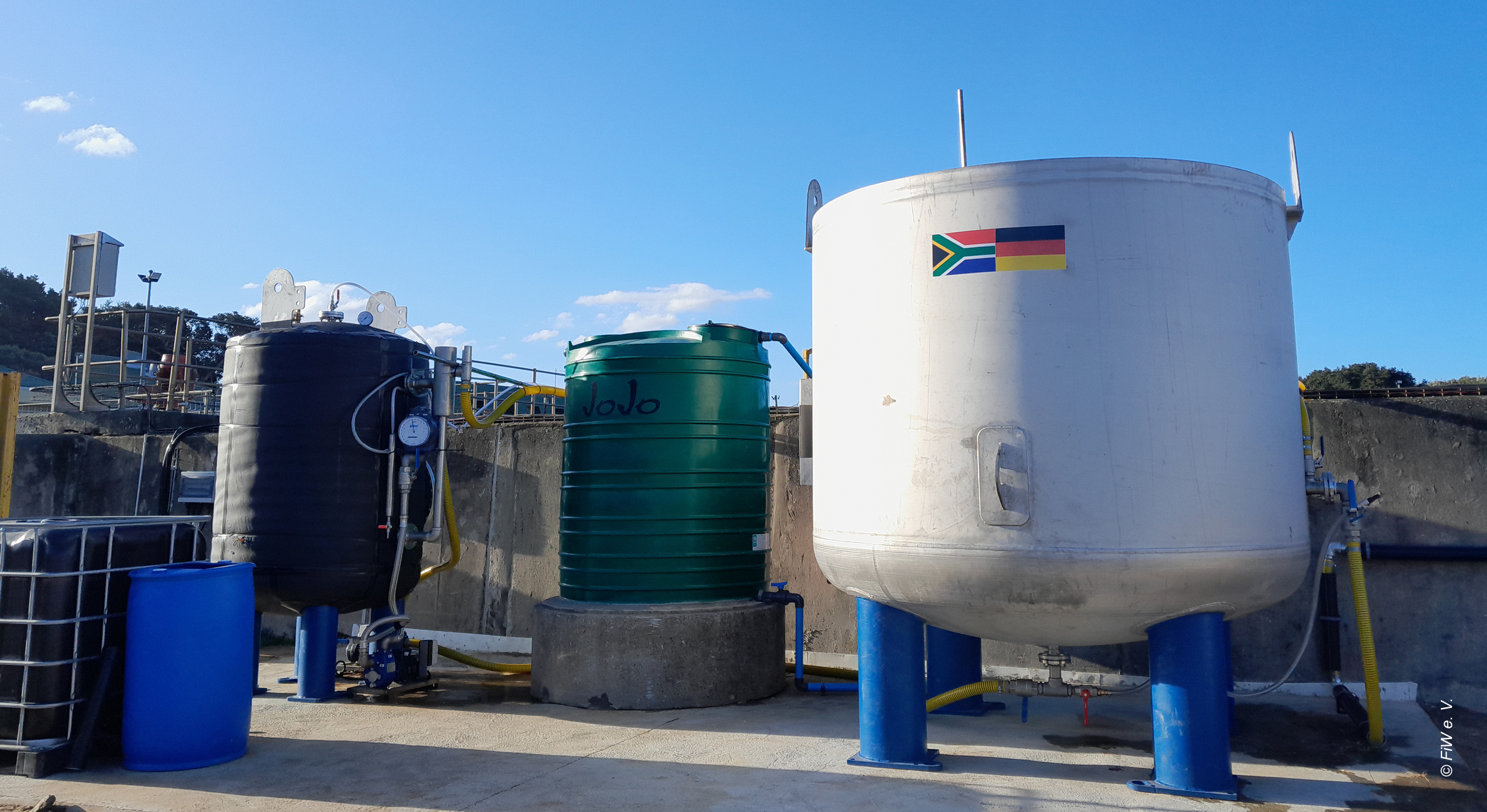 ecReUse pilot plants at East Bank WWTP will be part of a technical tour during the 88th IMESA Conference. © FiW e. V.